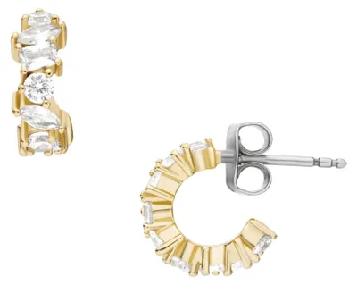 Produktbild von Fossil Creolen Damen Ellis Mixed Shapes Metall Gold-Ton JA7297710