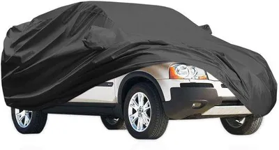 Produktbild von Unyqoos® wetterfeste Autoabdeckung für SUV & Minivan – wasserfest, atmungsaktiv mit UV-Schutz, universelle Passform, Schutz vor Regen, Schnee & Schmutz