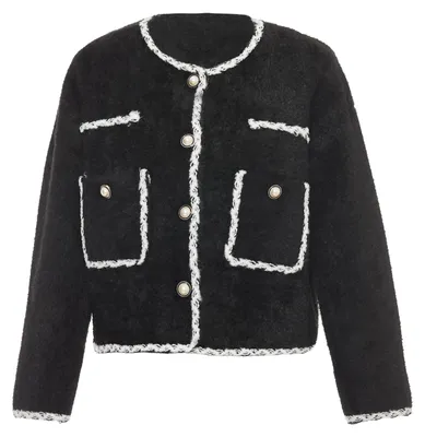 Image de Cardigan LYNNEA pour femme - Noir, M