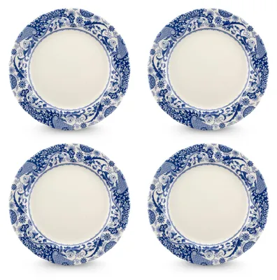 4 Essteller aus Steingut, Imari-Design, 27 cm, spülmaschinengeeignet