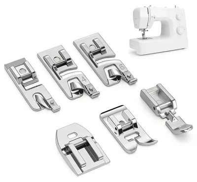 Productafbeelding van Set van 6 Nähfüße voor Nähmachine - Multifunctioneel Nähmaschinenaccessoire