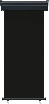 Produktbild von vidaXL Balkon-Seitenmarkise 85x250 cm Schwarz