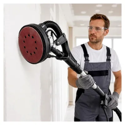 Produktbild von Schleifscheiben 225mm Klett 50 Stück – 8 Körnungen K40-K320 | 10-Loch Schleifpapier für Langhalsschleifer & Trockenbauschleifer, Zirkonkorund, Wand Deckenschleifer