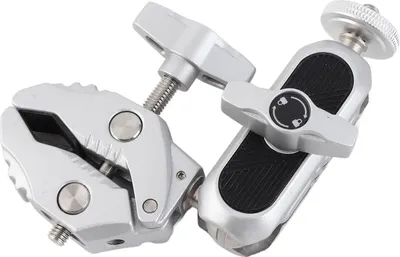 Zdjęcie produktu dla Uchwyt na kamerę Uchwyt na zacisk Uchwyt na adapter rowerowy Uchwyt rowerowy ze stopu aluminium Uchwyt na kamerę akcji Udźwig 1,5 kg z możliwością obrotu o 360° (z