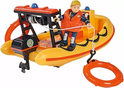 Produktbild von SIMBA Feuerwehrmann Sam Neptun Boot mit Figur ver2