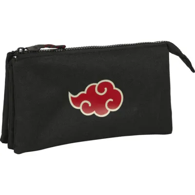 Obrázek produktu pro Naruto penál se 3 kapsami - Akatsuki