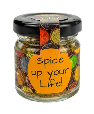 Produktbild von Mini Glas Gewürzsalz Classic "Spice up your life", 20 g
