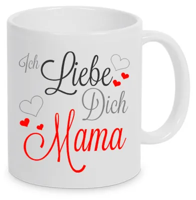 Produktbild von TassenKing™ - Ich Liebe Dich Mama - Tasse - Kaffeetasse - Tasse mit Spruch