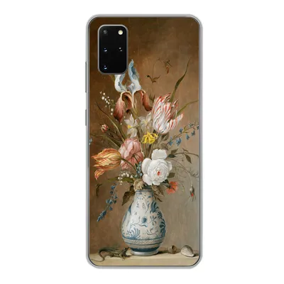 Produktbild von MuchoWow® Handyhülle Schutzhülle Hülle für Samsung Galaxy S20 Plus Stilleben mit Blumen - Alte Meister - Malerei Silikon Softcase Handy Hülle - Hartschale