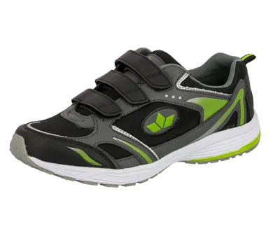 Produktbild von LICO Herren Runningschuh Klett 'Marvin V' anthrazit/schwarz/lemon auch in Übergrößen, Herren:48 EU