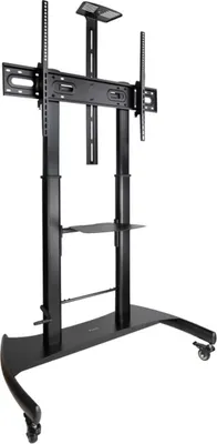 Image de TooQ FS20404HM-B Support de sol inclinable/niveau avec roulettes pour téléviseurs 60-100"/ jusqu'à 100kg