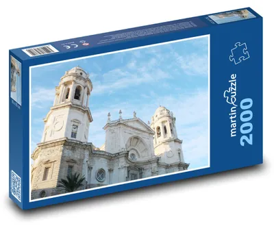 Zdjęcie produktu dla Puzzle 2000 Katedra w Kadyksie - Hiszpania - martinpuzzle