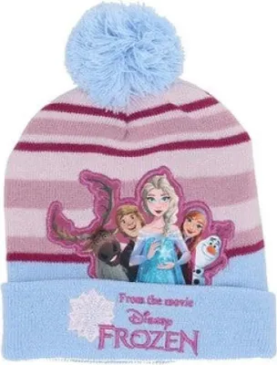 Produktbild von Disney Die Eiskönigin Elsa Anna Kinder Herbst Wintermütze Gr. 54 – Blau / 54