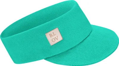 Produktbild von Bubalove | Kinder Stirnband mit Schirm | Grün | 52-56 cm | Baseball Cap | Stirnbander | Kappe, handgenähtes Baumwollstirnband