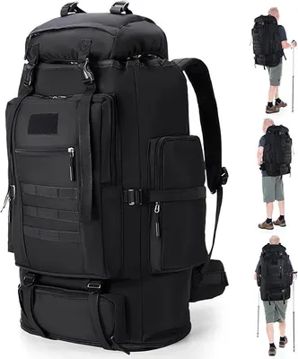 Produktbild von Trekkingrucksäcke, Wanderrucksack, Camping Rucksack, Reiserucksack, 100L Rucksack, Wasserdicht, für Camping Trekking Wander