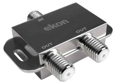 Produktbild von EKON Satellitensplitter Typ F 1 Eingang - 2 Ausgänge