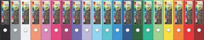 Zdjęcie produktu dla Teczka PREM'TOUCH z PP z 2 ringami, grzbiet 80mm, DIN A4 ekstra szeroka Jasnoniebieski