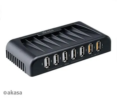 Obrázok produktu pre AKASA USB hub 2.0 Connect 7 FC