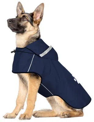 Imagen del producto de Chaqueta impermeable para perros grandes - Capucha reflectante