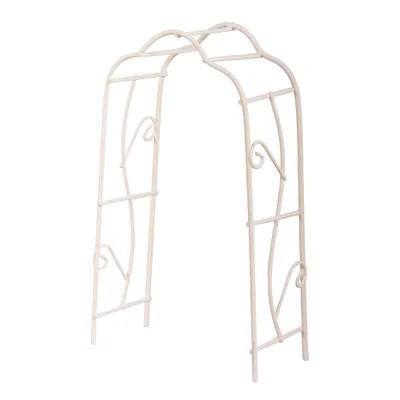 Produktbild von Rayher Mini-Rankbogen Weiß 8.2x15.5x4.1 cm Pflanzenstütze Garten Deko