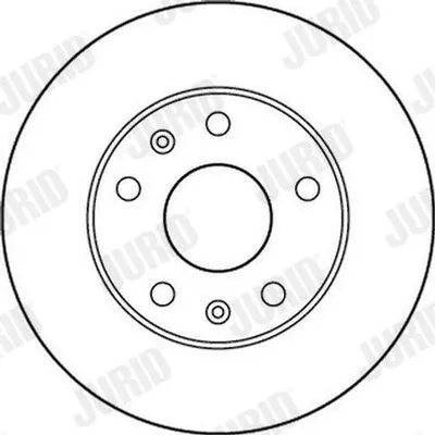 Produktbild von 2x JURID Bremsscheibe 562153JC für LAND ROVER Freelander SUV (L314) 51 2mm 262mm