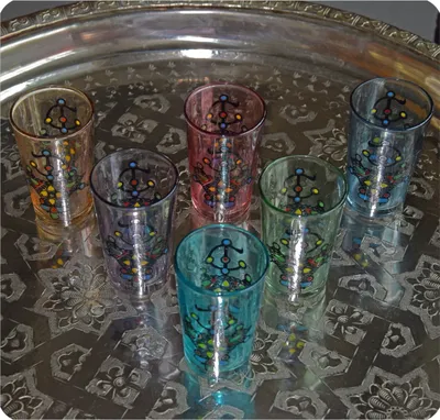 Obrázek produktu pro Orientální sklenice na čaj Marocké sklenice Sada sklenic na čaj Deco Orient 6dílná sada, Set 2