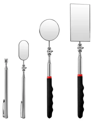 Produktbild von Teleskop Inspektionsspiegel Set mit 360° drehbarem Teleskopmagnet