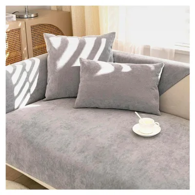 Produktbild von Wasserdichter Sofabezug - Rutschfester Sofaschoner für Ecksofa in L-Form - Abdeckung für 1 bis 4-Sitzer