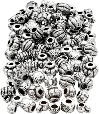 Image de Mélange de perles de verre, 7-11 mm, 200 g