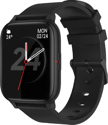 Image de 1,7" écran tactile Smart Watch Fitness Tracker pour cardiofréquencemètre Oxygène sanguin avec 8 modes de sport, noir