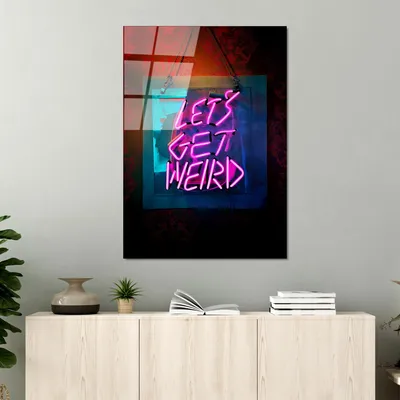 Produktbild von Wallity, UV-121 70 x 100, Dekorative Malerei aus gehärtetem Glas, 100 % gehärtetes Glas, Mehrfarbig, 70 x 100 cm