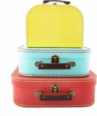 Produktbild von BUNTE KOFFER - Dekorative Kinderkoffer, 3-teilig, Sass&Belle