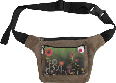 Produktbild von 70s Up Gürteltasche - Serie Hip #C - Muster 02 green - Bauchtasche
