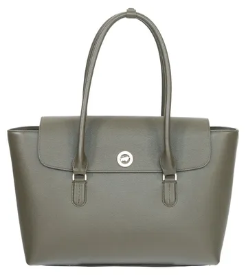 Obrázek produktu pro Dámská kabelka KAROLINE ICONIC Tote Large, zelená, z kůže – vyrobeno v Německu