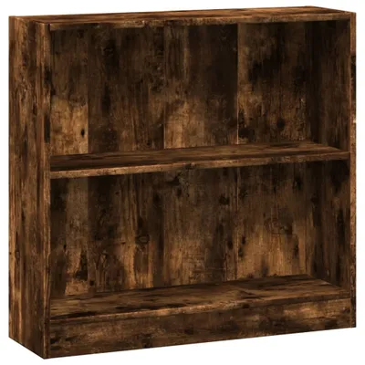 Produktbild von vidaXL Bücherregal Räuchereiche 80x24x76 cm Holzwerkstoff