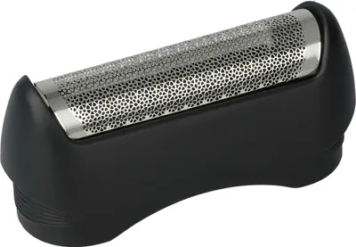 Produktbild von vhbw 1x Scherfolie kompatibel mit Braun 5683, 5684, 5685, 130, 815, 835, 140, 150 Elektrorasierer + Rahmen, schwarz/silber