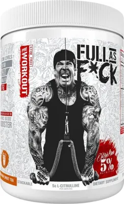 Produktbild von Rich Piana 5% Nutrition | Full As F*ck | Stimulant Free Pre-Workout Pump Southern Sweet Tea