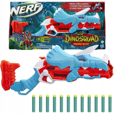 Image de Nerf Dinosquad Tricerablast Launcher F0803