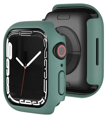 Produktbild von Für Apple Watch Serie 9 / 8 / 7 45mm Schock TPU Silikon Hülle Cover Tasche