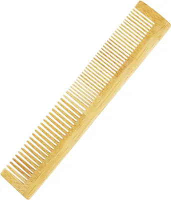 Produktbild von Doppelendiger Holzkamm (1 Stück) – Haarkamm aus Holz für alle Haartypen, Haarkämme für Männer und Frauen, Haarkämme aus Holz, nachhaltig, Sägezahn-Holzkämme, Haarprodukte, Reiseartikel