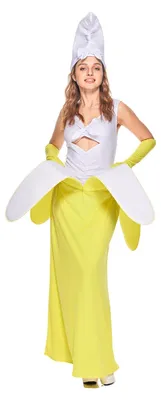 Produktbild von Damen Bananen Abendkleid Kostüm für Halloween