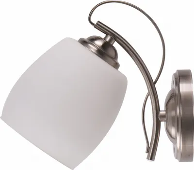 Obrázek produktu pro Nástěnné moderní osvětlení AMBA - 1xE27, 40W, chromované / bílé