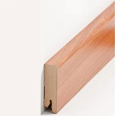 Produktbild von Sockelleiste MDF 16 x 58 x 2500 mm Eiche zum Kleben, Schrauben & Nageln MDF-Kern foliert Fußleiste by PROVISTON 62.5 Meter | 25 Stück