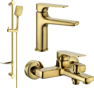 Immagine prodotto di Mexen Lynx DF62 set da bagno, dorato - 745903DF62-50