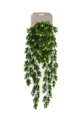 Produktbild von künstliches Buchsbaumbündel blühend mit 6 Ranken zum hängen grün 75cm Emerald WA