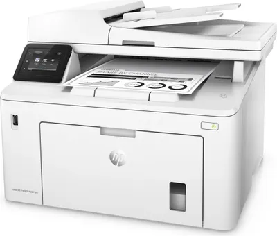 Produktbild von HP LaserJet Pro MFP M227fdw, Drucken/Kopieren/Scannen/Faxen, Automatischer Vorlageneinzug für 35 Blatt; Beidseitiger Druck