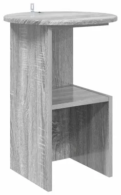 Produktbild von Beistelltisch Graues Sonoma Ø 39,5 x 55 cm Holzwerkstoff - Couchtische DE1641