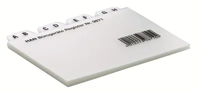 Image de HAN Fichier A-Z PP A8 horizontal translucide 12 pièces