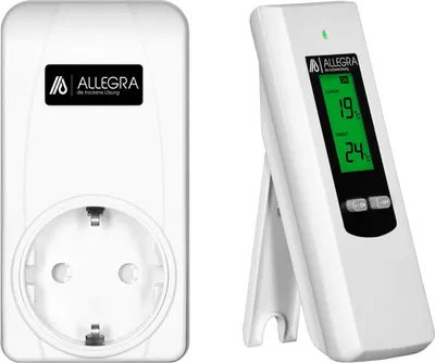Produktbild von Steckdosenthermostat T21 mit Fernbedienung in Weiß