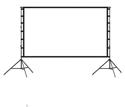 Obrázek produktu pro Projektorový plátno 120 palců 16:9 s držákem pro domácí kino, výška 2.6 m